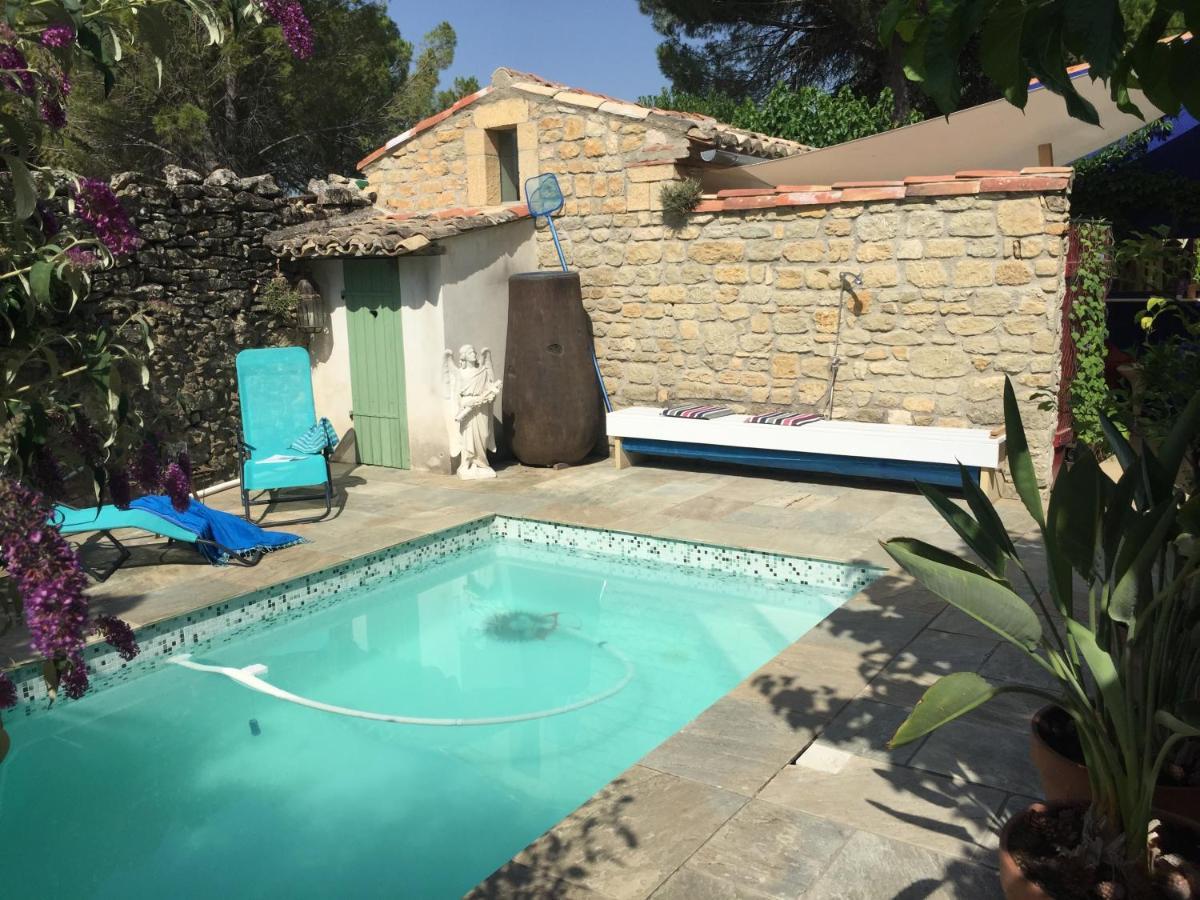 Montaren-et-Saint-Médiers Charming Stone Villa With Pool & Garden מראה חיצוני תמונה